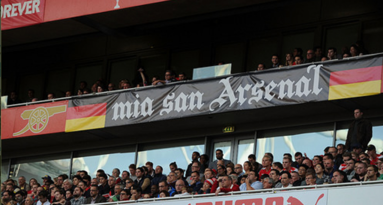 Ozil thanks ‘amazing’ fans for German themed banner at Emirates