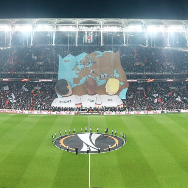 Besiktas tifo fans Olmypiakos