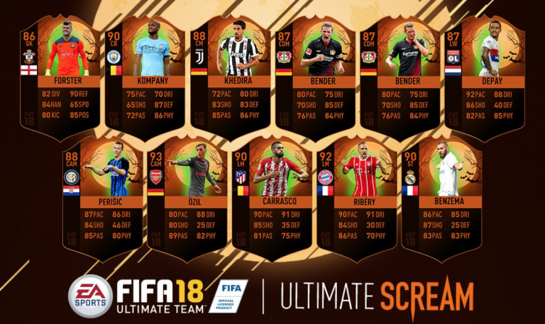 Arsenal star rated higher than Neymar on FIFA 18 UT Halloween Update