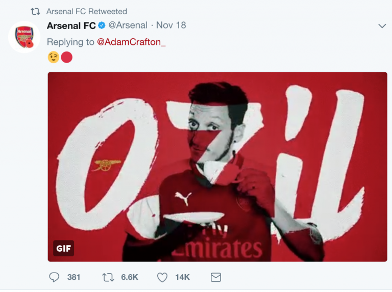 ‘Tweet is indicative of the snowflake culture’ – Arsenal fans react to Mesut Ozil tea gif aimed at journalist on social media