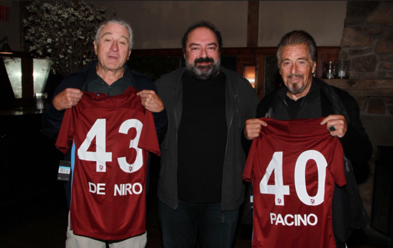 Hollywood Stars Robert De Niro & Al Pacino Reveal Their Soccer Team