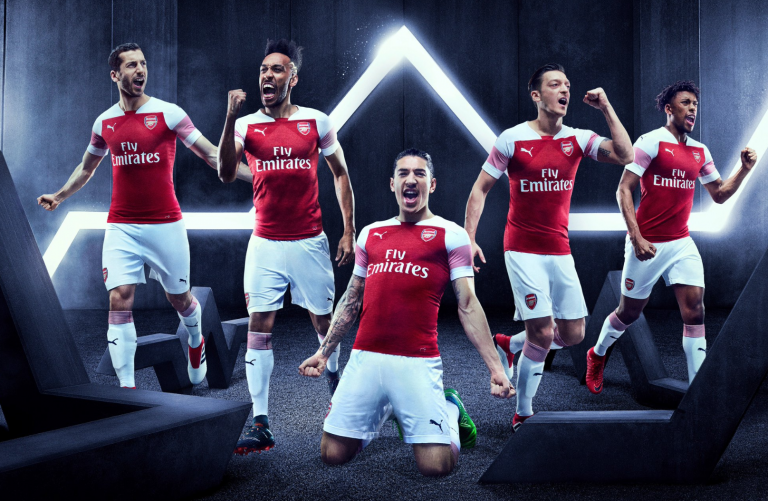 Watch Arsenal Unveil New Kits, Mesut Ozil Reveals Why It Was ‘Dangerous’ Playing Football Growing Up