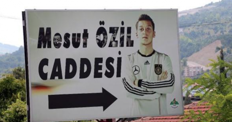 Turkish Town Replace Arsenal Star’s German Team Photo On ‘Mesut Ozil Street’ After Race-Row