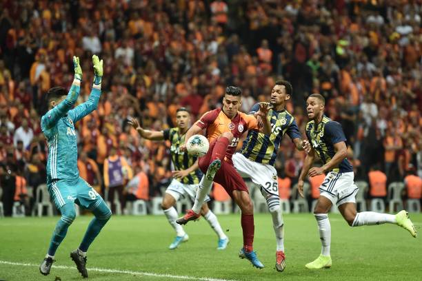 Ryan Babel Of Galatasaray In Action Against Mauricio Isla Of News Photo Getty Images