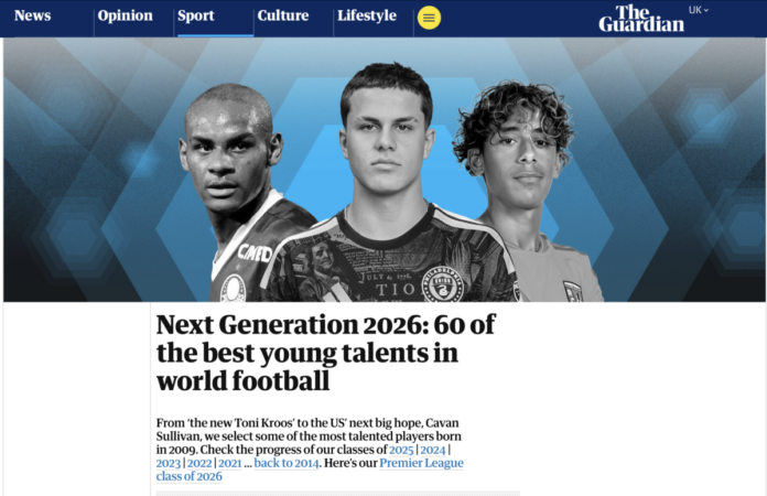 The Guardian 2026 Next Gen
